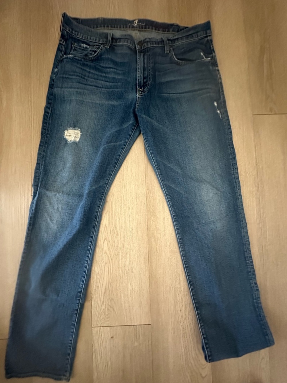 7 For All Mankind Men's Relaxed Jeans - Dark Blue